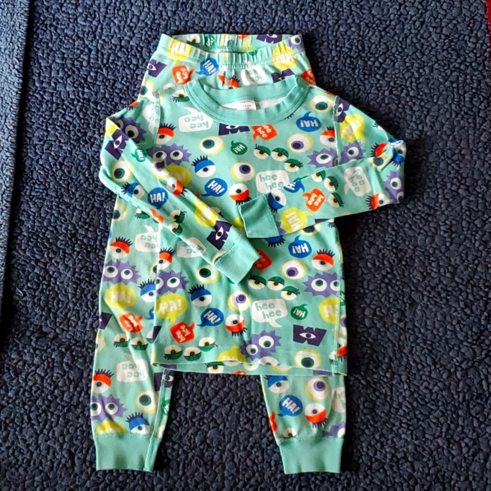 HANNA Andersson Pixar Monsters Inc pajamas 5T